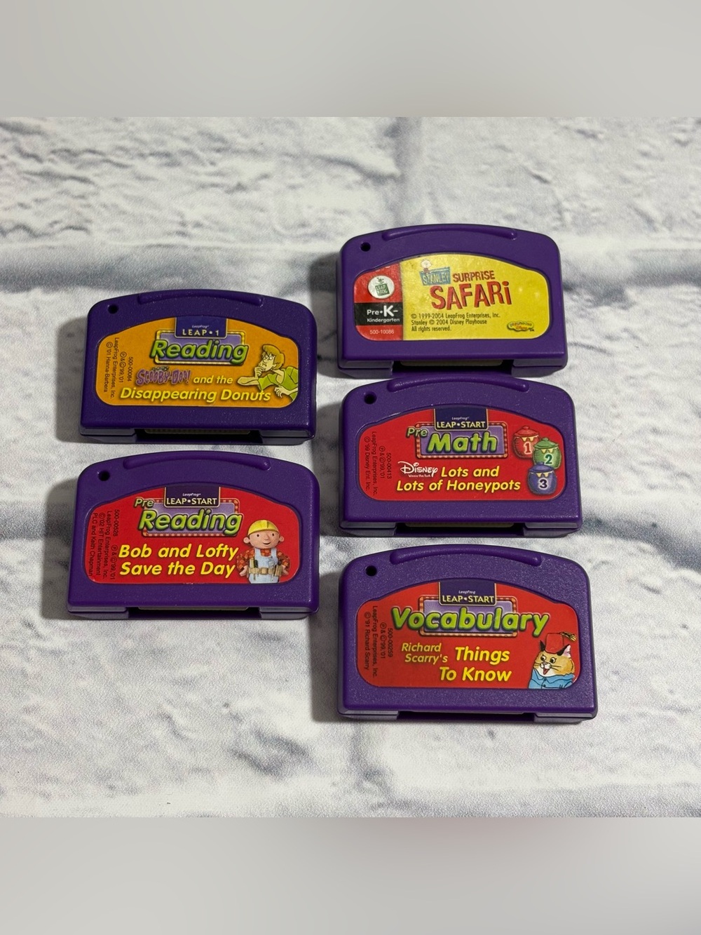 LeapFrog Leap Start reading, math, vocabulary game cartridges (5 count)